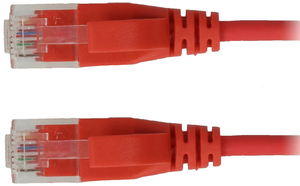Patch kabely ARTICONA RJ45 U/UTP AWG 28 Cat6a červené