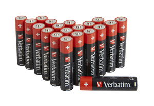Alkalické baterie Verbatim LR03 20 ks