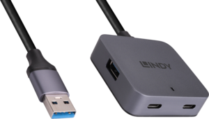 LINDY USB Hub 3.0 4-Port 5 m