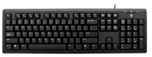 V7 KU200GS Tastatur schwarz