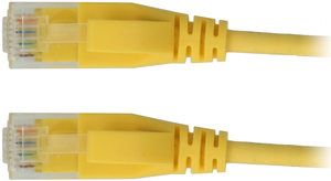 Patch kabely ARTICONA RJ45 U/UTP AWG 28 Cat6a žluté