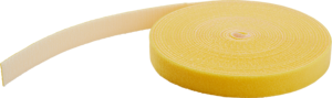 Rouleau serre-câble scratch 7620mm jaune