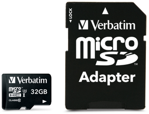 Carte microSDHC 32 Go Verbatim Pro U3