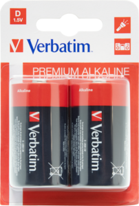 Verbatim LR20 Alkaline Batterie 2 St