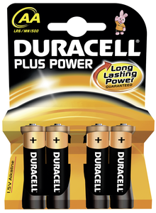 Pile AA/LR6 Duracell Plus Power, x4