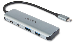 Hub DICOTA USB-C 4-in-1 o dużej prędk.