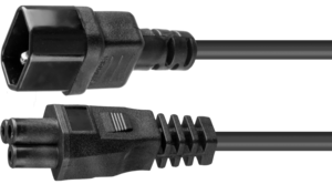 Kabel zasil. C14wt - C5gn 5 m, czarny