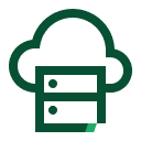 Cloud Services voor een server-icoontje