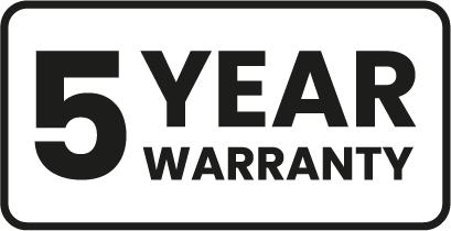 5 Year Warranty Icon